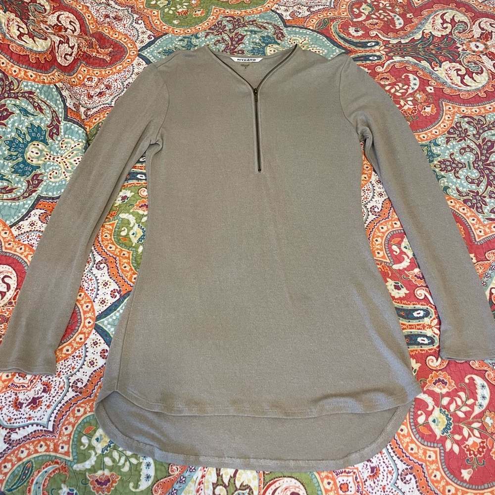 Cream sweater tunic